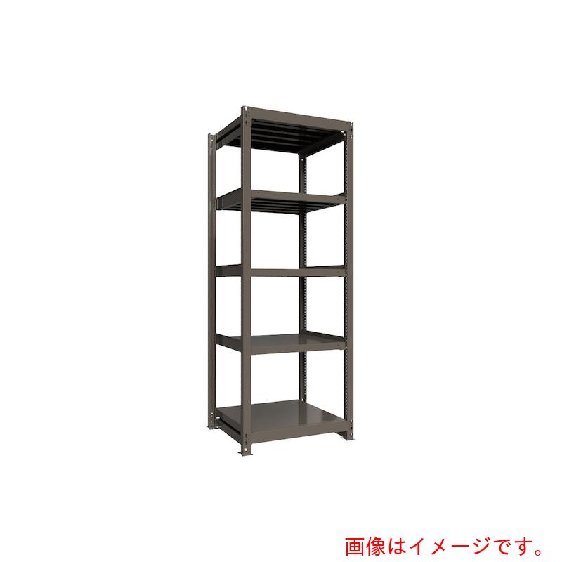 【別途貨物輸送あり】HIKARI製造所 ＩＣＨＩＭＡＩ 掛け目ボルトレスラック 段掛け目１０００Ｋｇ Ｈ２４００×Ｗ９００×Ｄ７５０ 全ての存在５段 単体薄墨色 【品番：TH1000-837T5】