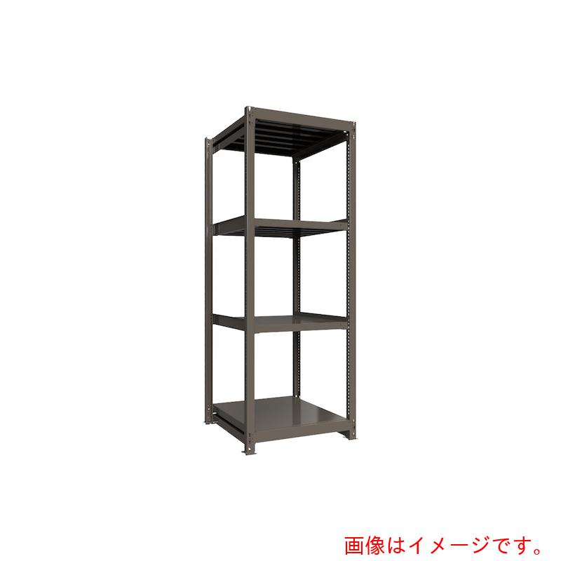 【別途貨物輸送あり】HIKARI製造所 ＩＣＨＩＭＡＩ 掛け目ボルトレスラック 段掛け目１０００Ｋｇ Ｈ２４００×Ｗ９００×Ｄ９００ 全ての存在４段 単体薄墨色 【品番：TH1000-839T4】