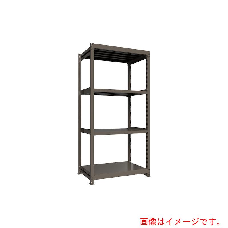 【別途貨物輸送あり】HIKARI製造所 ＩＣＨＩＭＡＩ 掛け目ボルトレスラック 段掛け目１０００Ｋｇ Ｈ２４００×Ｗ１２００×Ｄ７５０ 全ての存在４段 単体薄墨色 【品番：TH1000-847T4】