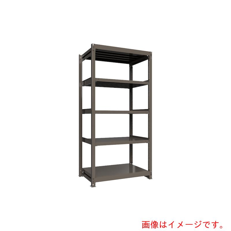 【別途貨物輸送あり】HIKARI製造所 ＩＣＨＩＭＡＩ 掛け目ボルトレスラック 段掛け目１０００Ｋｇ Ｈ２４００×Ｗ１２００×Ｄ７５０ 全ての存在５段 単体薄墨色 【品番：TH1000-847T5】