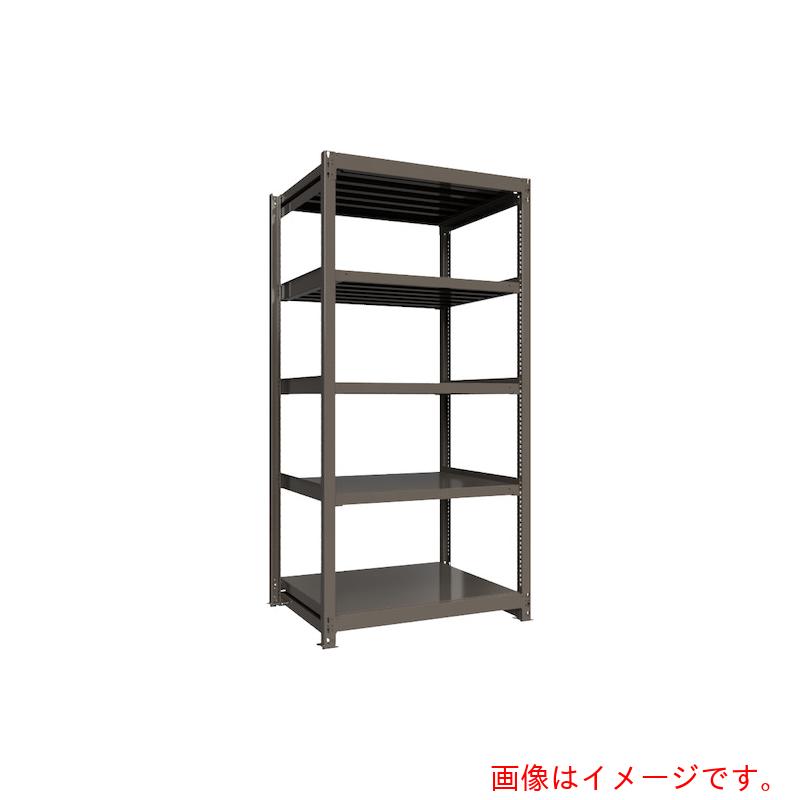 【別途貨物輸送あり】HIKARI製造所 ＩＣＨＩＭＡＩ 掛け目ボルトレスラック 段掛け目１０００Ｋｇ Ｈ２４００×Ｗ１２００×Ｄ９００ 全ての存在５段 単体薄墨色 【品番：TH1000-849T5】