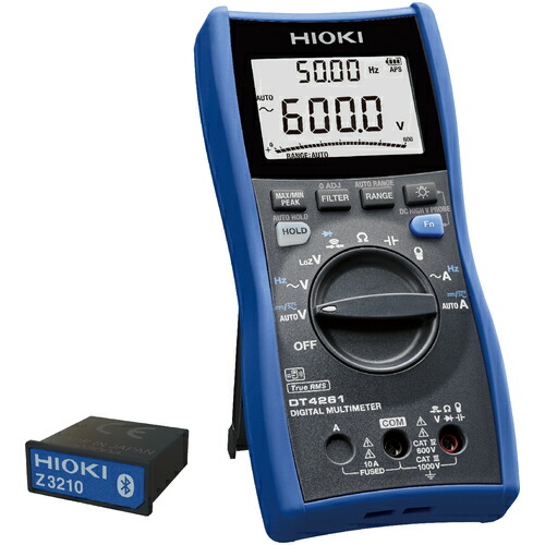 日置電機（HIOKI）　デジタルマルチメータワイヤレスセット　ＤＴ４２６１－９０　書類３点付　【品番：DT4261-90SYORUI3TENTUKI】 37,194円