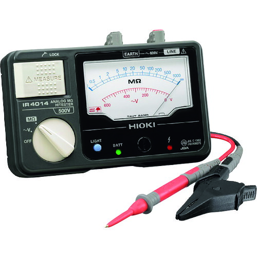 日置電機(HIOKI) アナログ絶縁抵抗計(単レンジ) IR4014-10 書類3点付 【品番:IR4014-10SYORUI3TENTUKI】