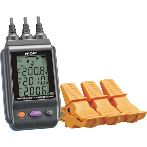 日置電機（HIOKI）　電圧計付検相器　ＰＤ３２５９－５０　書類３点付　【品番：PD3259-50SYORUI3TENTUKI】 138,501円