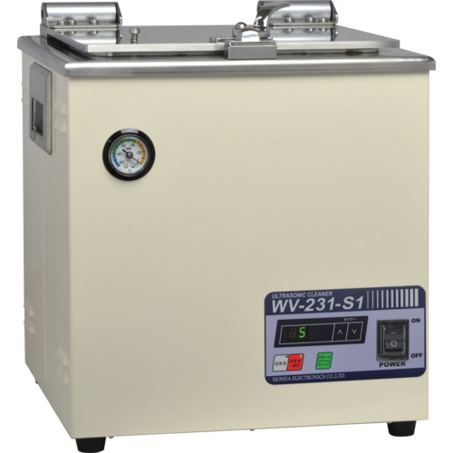 【別途送料あり】本多電子　卓上型超音波洗浄機（輸出不可）　【品番：WV-231-S1】