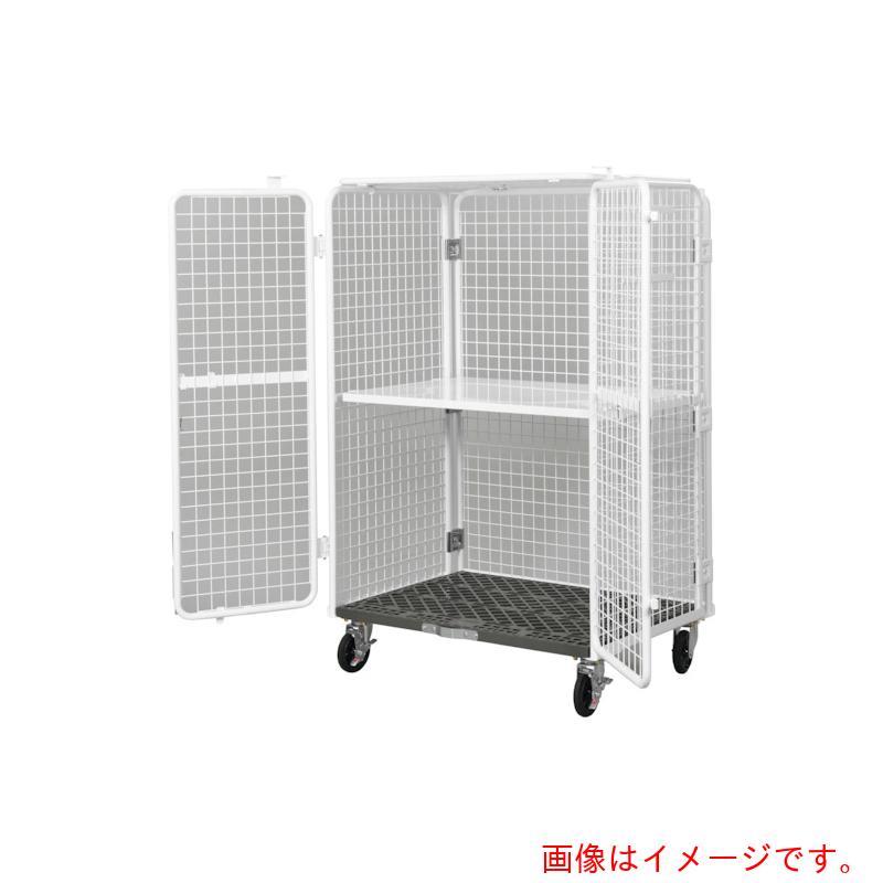 トラスコ中山 株 TRUSCO 倒れにくいカゴ車“セフティーテナーサインプレートキャスター”800X600XH1700 STSP-0806 期間限定 ポイント10倍 TRUSCO 床板横跳ね上げ式カゴ車セフティーテナー（ブレーキサイン