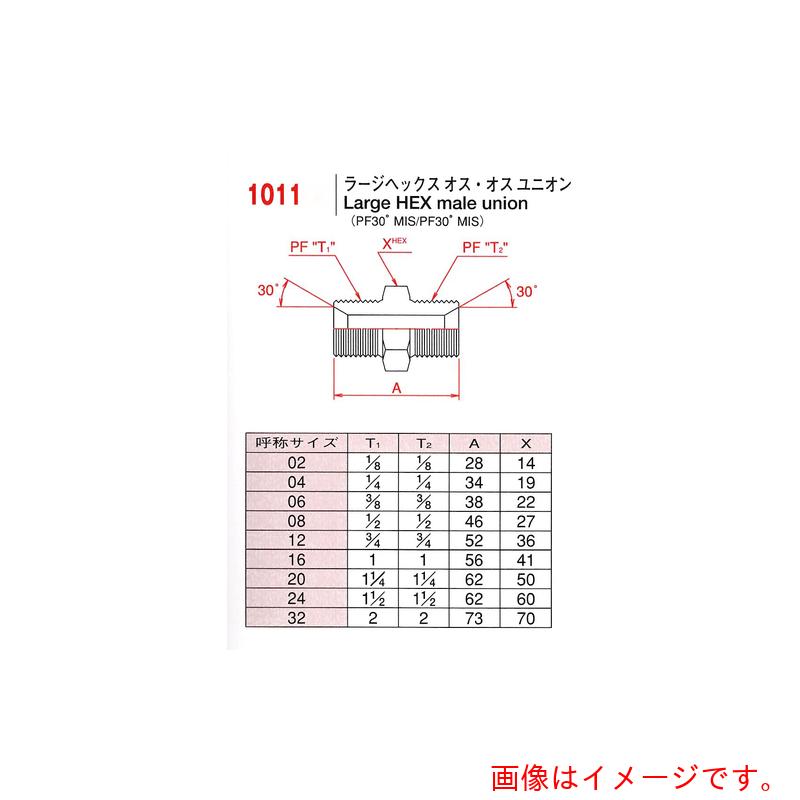 ★中部高圧ホース　アダプター　１０１１－２４　【品番：1011-24】