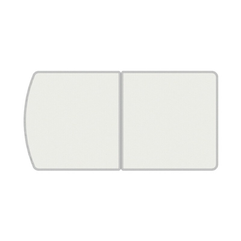 ハウステック　クミフタ（750×770切欠、750×770）2枚　オフホワイト、グレー　【品番：SAXX-PT4401】