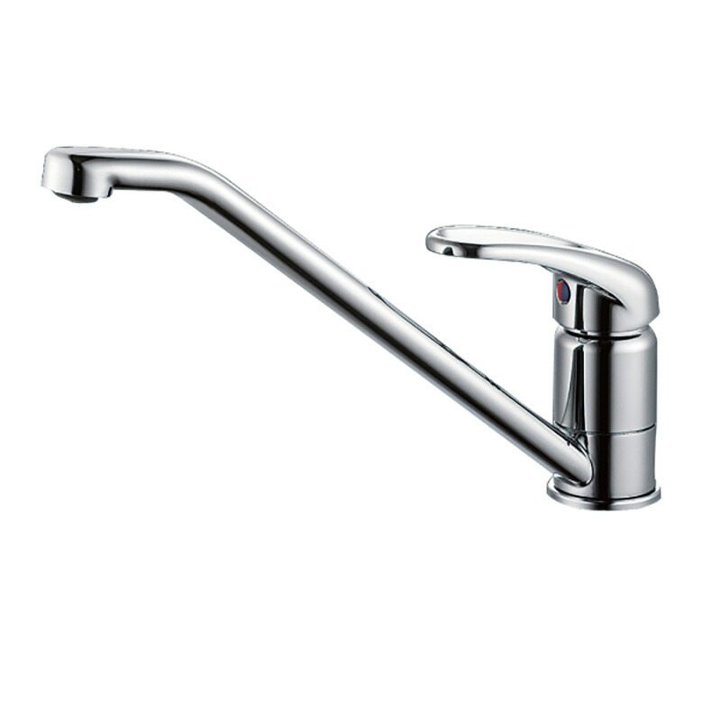 住み家テック シングルレバーメッキ水栓（エコ・押し並べて地用） 【品番：K87111EJ-HT】 花・ガーデン・DIY-キッチン用水栓金具-木材・建築資材・設備