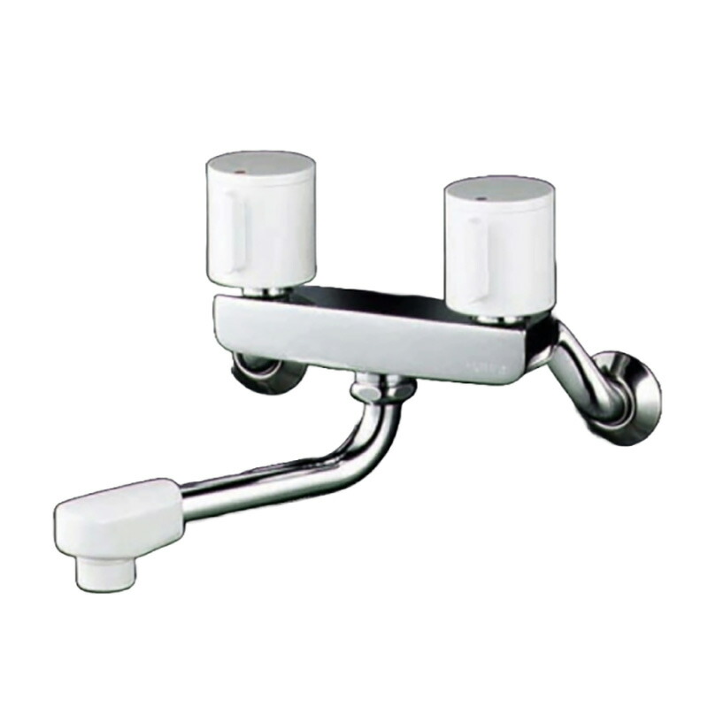 ハウステック 壁付浴槽水栓 吐水パイプ（15cm） 寒冷地用 ホワイト 【品番：CJ13-PT7043】