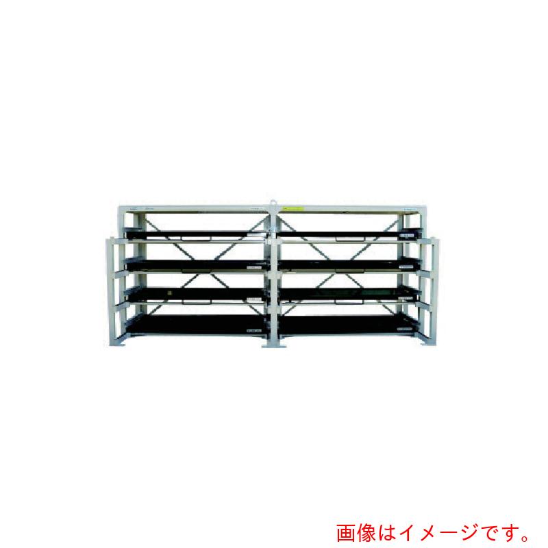 【別途送料あり】日向製作所（HYUGA）　フルスライド式収納棚　スライダ－ラック　Ｌ１０Ｗ－１２００×８００×３００Ｈ　【品番：L10W-1200】