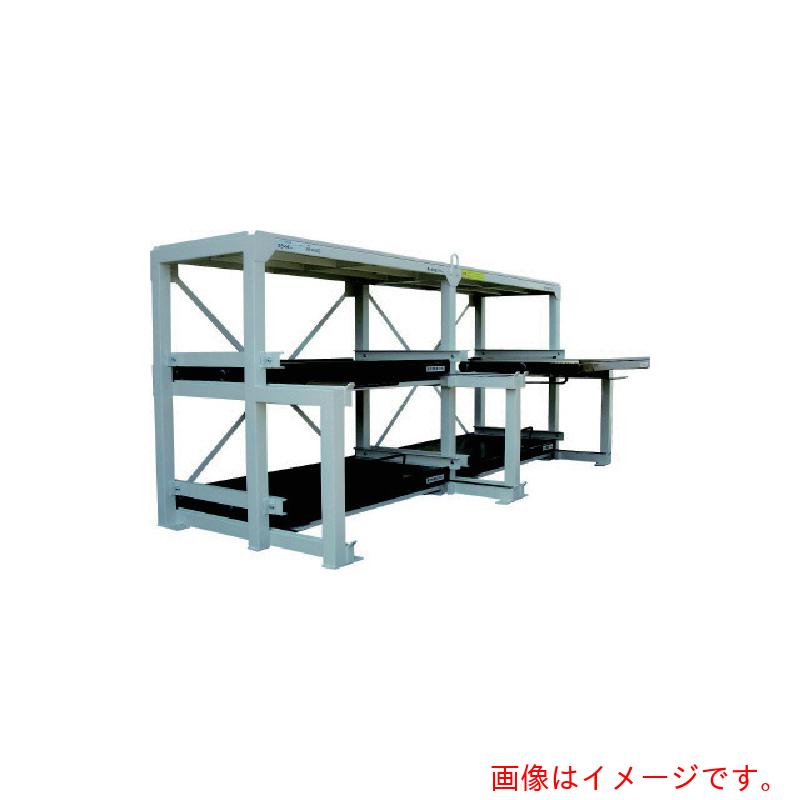 【別途送料あり】日向製作所（HYUGA）　フルスライド式収納棚　スライダ&minus;ラック　Ｌ６Ｗ&minus;１２００&times;８００&times;５５０Ｈ　【品番：L6W-1200】｜住設プロ　店