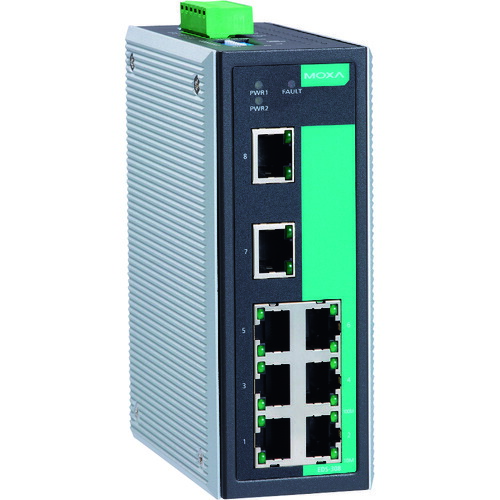 アイ・ビー・エス・ジャパン ＭＯＸＡ ８界面（ＲＪ４５×８） アンマネージド イーサネットスイッチ 【品番：EDS-308】