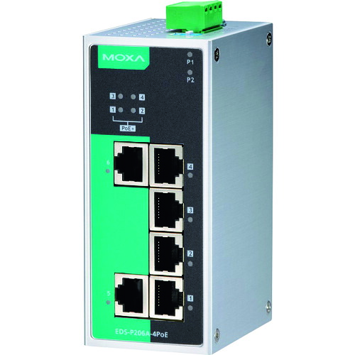 アイ・ビー・エス・ジャパン ＭＯＸＡ ＥＤＳ－Ｐ２０６Ａ－４ＰＯＥ 【品番：EDS-P206A-4POE】
