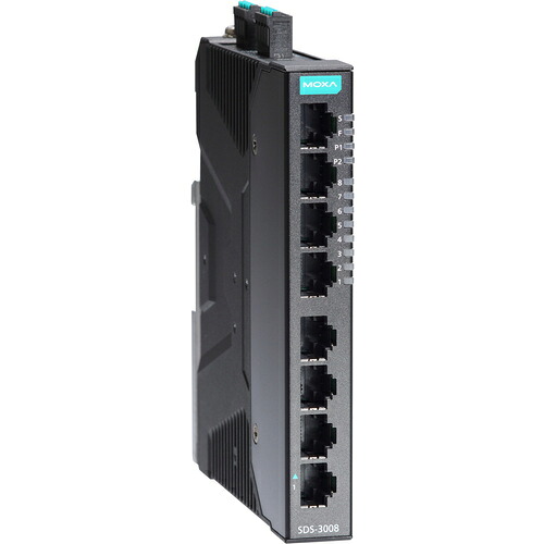 アイ・ビー・エス・ジャパン ＭＯＸＡ 製造用スマートイーサネットスイッチ８界面（ＲＪ－４５×８） 【品番：SDS-3008】