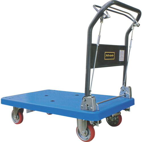 【別途送料あり】石川製作所　アイケー　樹脂製ハンドブレーキ付台車　【品番：P301HBB】｜住設プロ　店