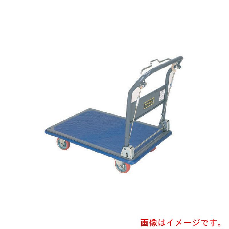 【別途送料あり】石川製作所　アイケー　プレス製運搬車　折り畳みハンドル・制動付ハンドブレーキタイプ　均等荷重１５０ｋｇ　【品番：S100】
