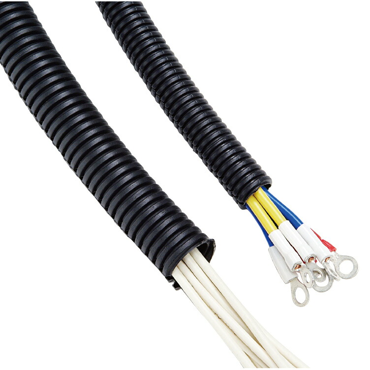 因幡電機産業（因幡電工）　JAPPY　コルゲートチューブ　スリット入り　内径Φ５．１　【品番：JCOT-05N50M】