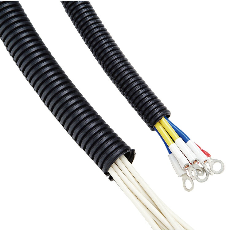 因幡電機産業（因幡電工）　JAPPY　コルゲートチューブ　スリット入り　内径Φ１９．５　【品番：JCOT-19N25M】