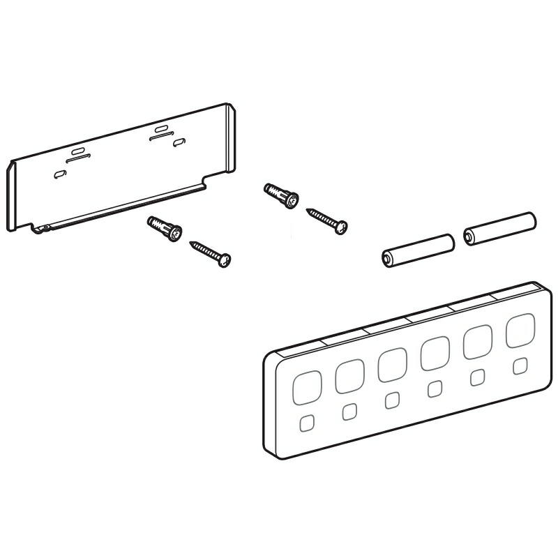 LIXIL（INAX）　壁リモコンキット（6グレード）　【品番：354-1823-SET】