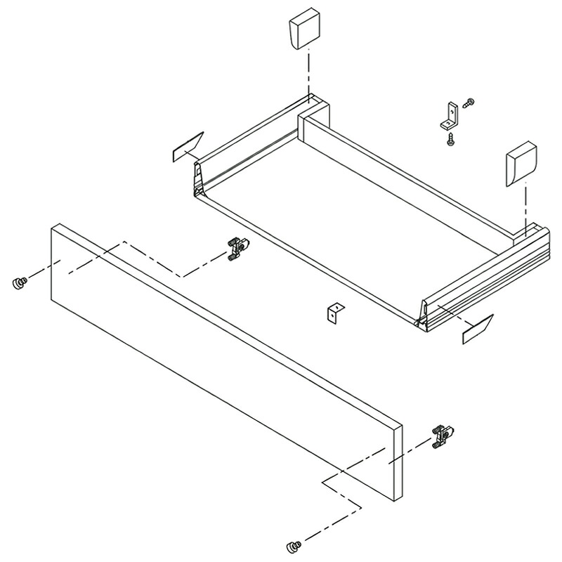 LIXIL（INAX）　インナー引出（配管カバーなし・隙間隠しパッキン付き）　【品番：KHIZ2582/H】【14】 24,222円