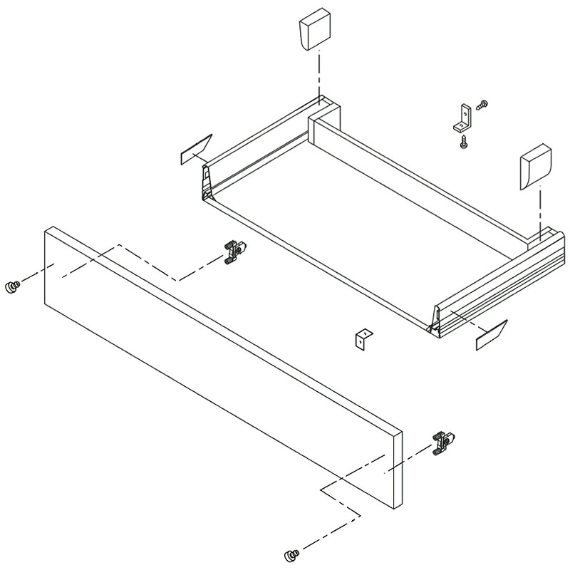 LIXIL（INAX）　インナー引出（配管カバーなし・隙間隠しパッキン付き）　【品番：KHIZ2588/H】【14】