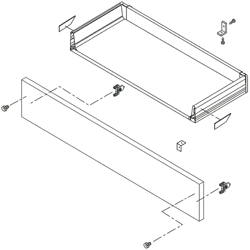 LIXIL（INAX）　インナー引出（配管カバー・隙間隠しパッキンなし）　【品番：KHIZ2604/H】【14】