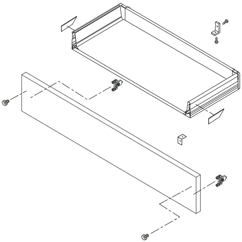 LIXIL（INAX）　インナー引出（配管カバー・隙間隠しパッキンなし）　【品番：KHIZ2605/H】【14】