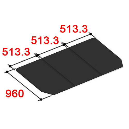 LIXIL（INAX）　薄型保温組フタ　【品番：YFK-1596C（2）-D4/K】【14】