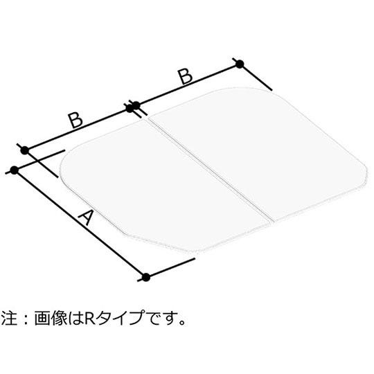 LIXIL（INAX） 薄型保温組フタ 1600フルワイド浴槽用/R勝手用（デッキ水栓有） ホワイト 【品番：YFK-1412B（2）R-D4】【14】
