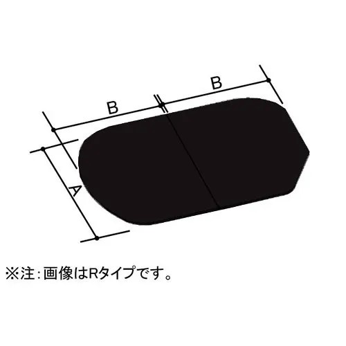 LIXIL（INAX）　薄型保温組フタ　レザー調ブラック　【品番：YFK-1412B（4）L-D4/K】【14】