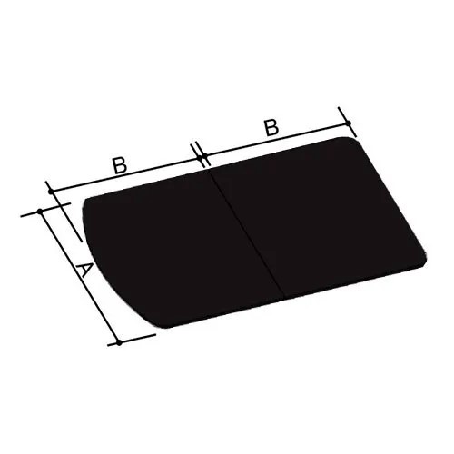 LIXIL（INAX）　薄型保温組フタ　レザー調ブラック　【品番：YFK-1494B（5）-D4/K】【14】