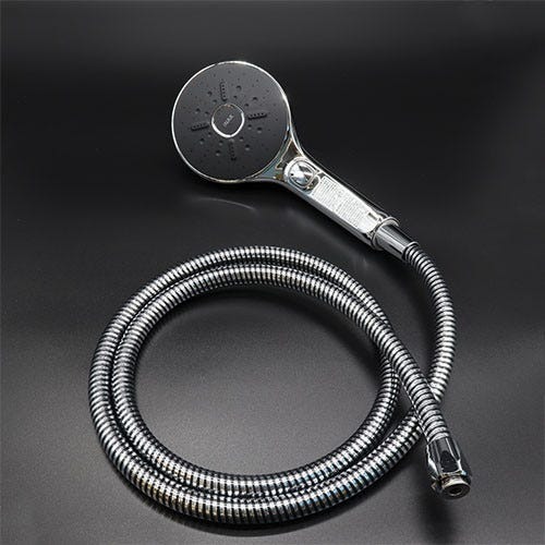 LIXIL（INAX）　スイッチ付エコアクアシャワーSPA　メタル調、ブラック　【品番：BF-SM6MBHE（1.8）-PU/N11】｜住設プロ　店