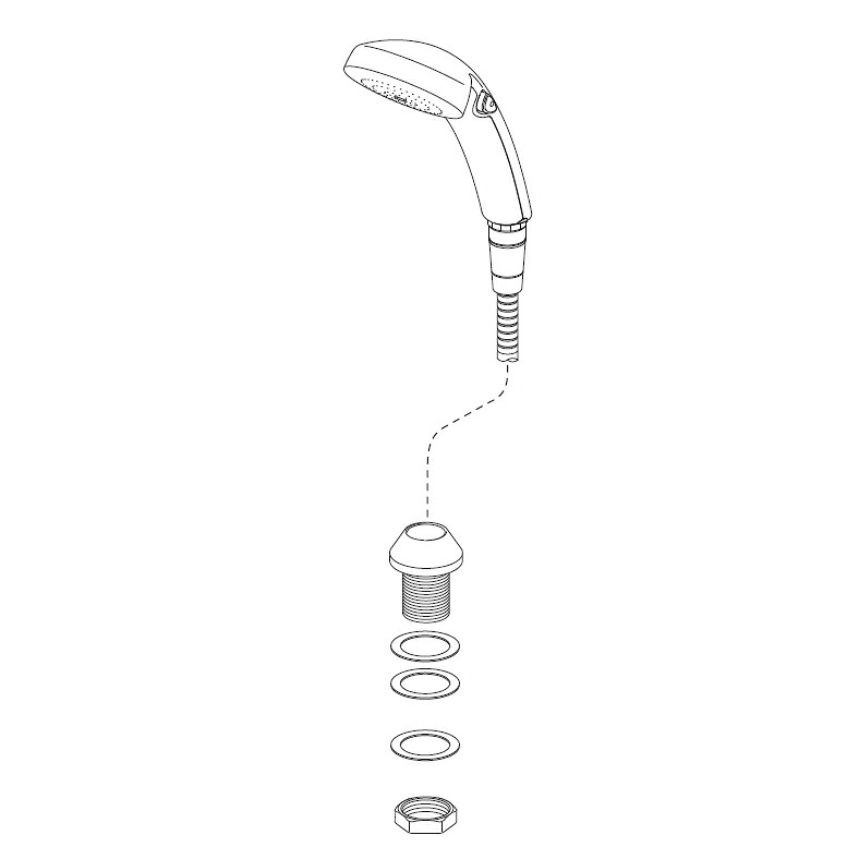 LIXIL（INAX）　スイッチシャワーヘッドASSY　【品番：A-6766】【14】