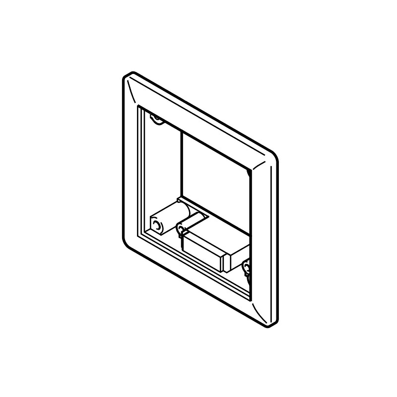 LIXIL（INAX）　スイッチフレーム（メッキ品）　【品番：304-1001A】【14】