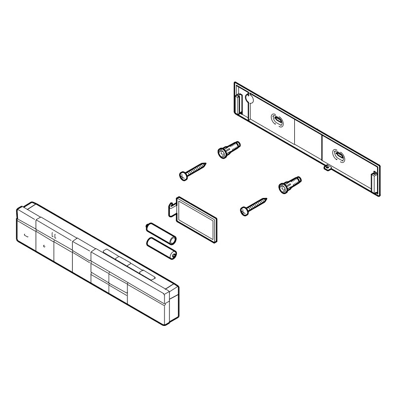 LIXIL（INAX） 独居室・螺旋釘付スマートリモコンキット 【品番：354-1537A-SET】【14】