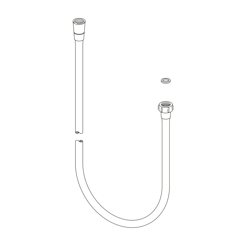 LIXIL（INAX） シャワー導管（L\u003d1800） 【品番：A-10231-18】【14】