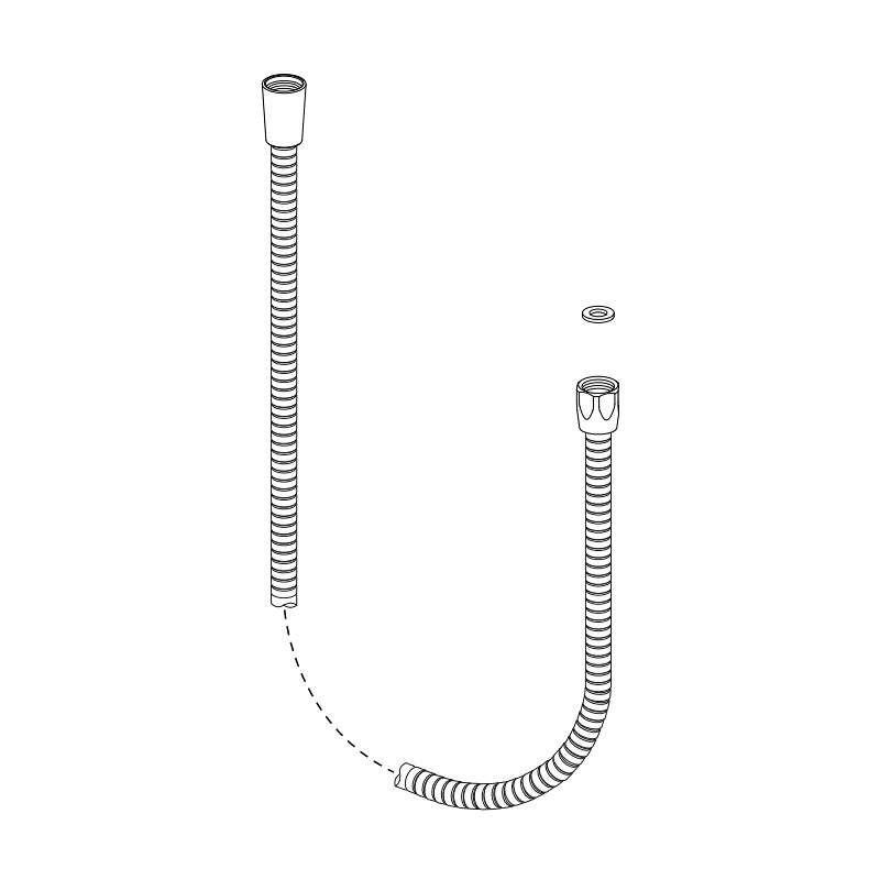 LIXIL（INAX）　シャワーホース（L\u003d700）　【品番：A-10300-7】【14】