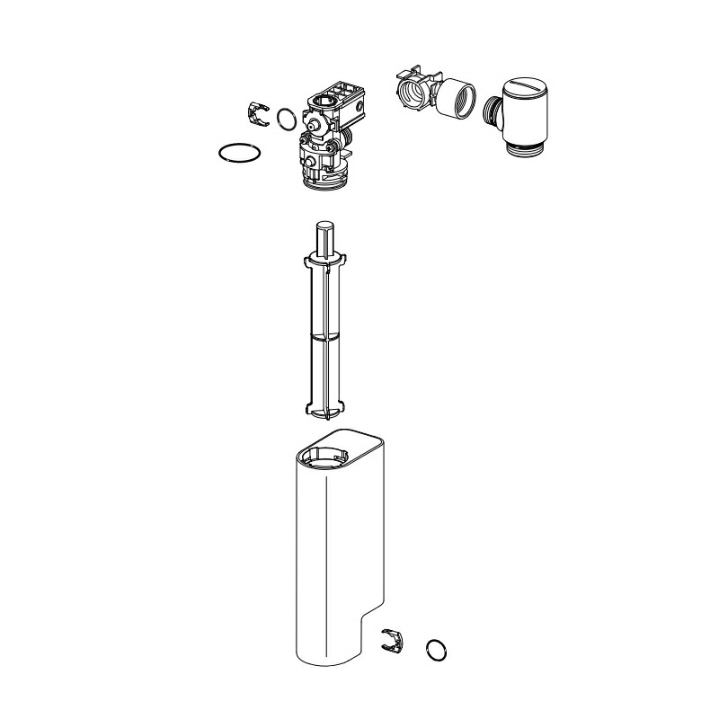 LIXIL（INAX）　浄水機構部ASSY　【品番：A-10409-LW】【14】