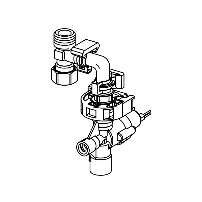 LIXIL（INAX）　分岐金具付バルブASSY　【品番：A-10552】【14】 11,833円