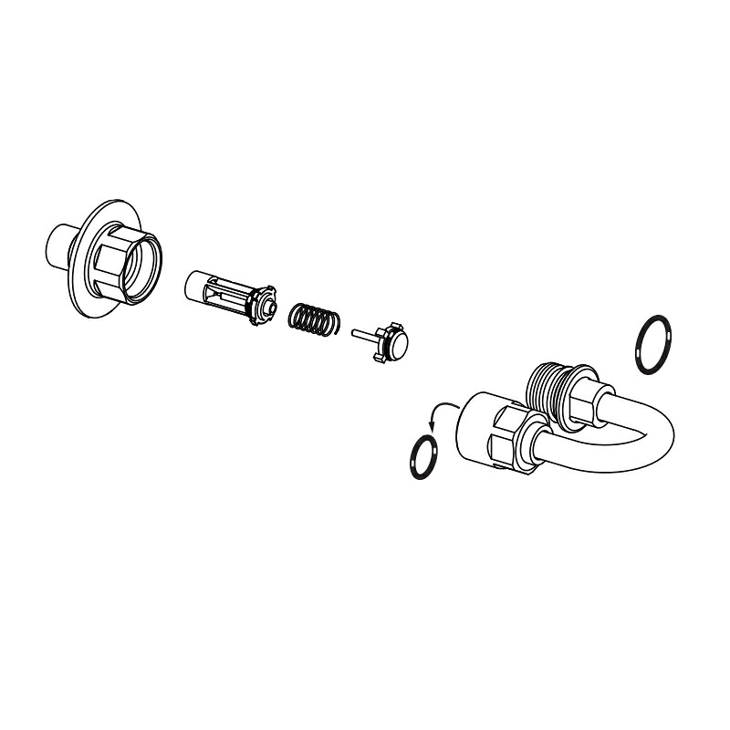 LIXIL（INAX） カプラー付U字管ASSY 【品番：A-10695-10】【14】 花・ガーデン・DIY-その他-木材・建築資材・設備