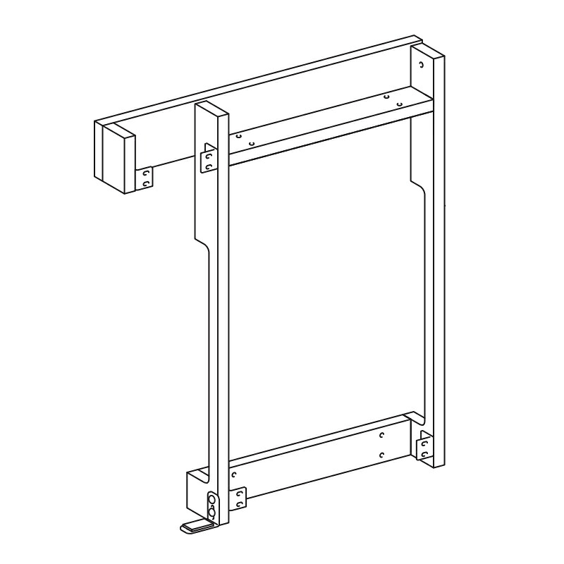 LIXIL（INAX）　リアキャビネットR（床排水） リアフレームASSY　【品番：A-10815R（H）】【14】