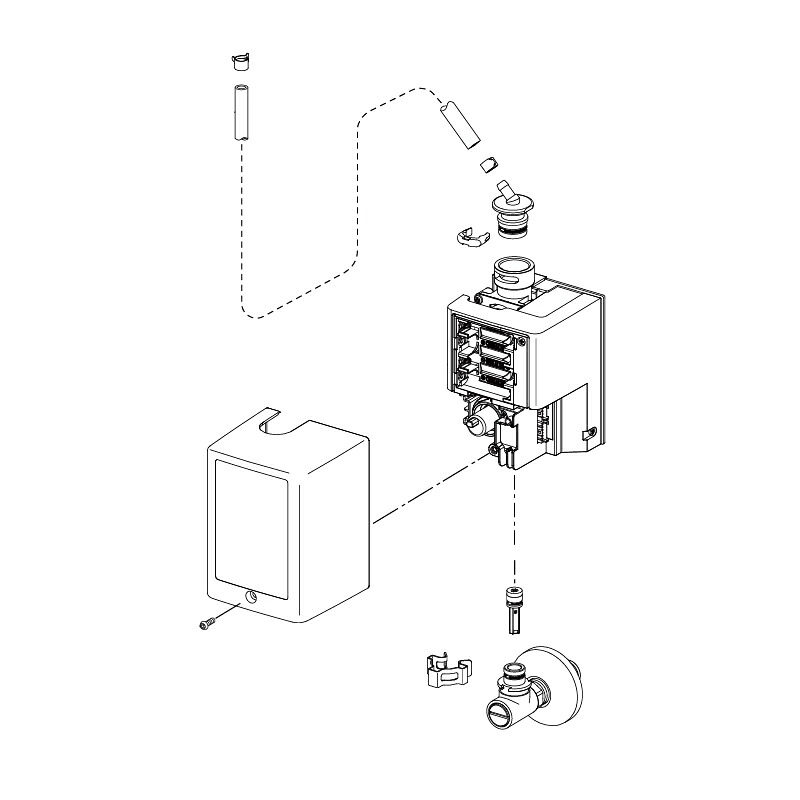 LIXIL（INAX）　止水栓付機能ボックス　【品番：A-11107-CTF】【14】