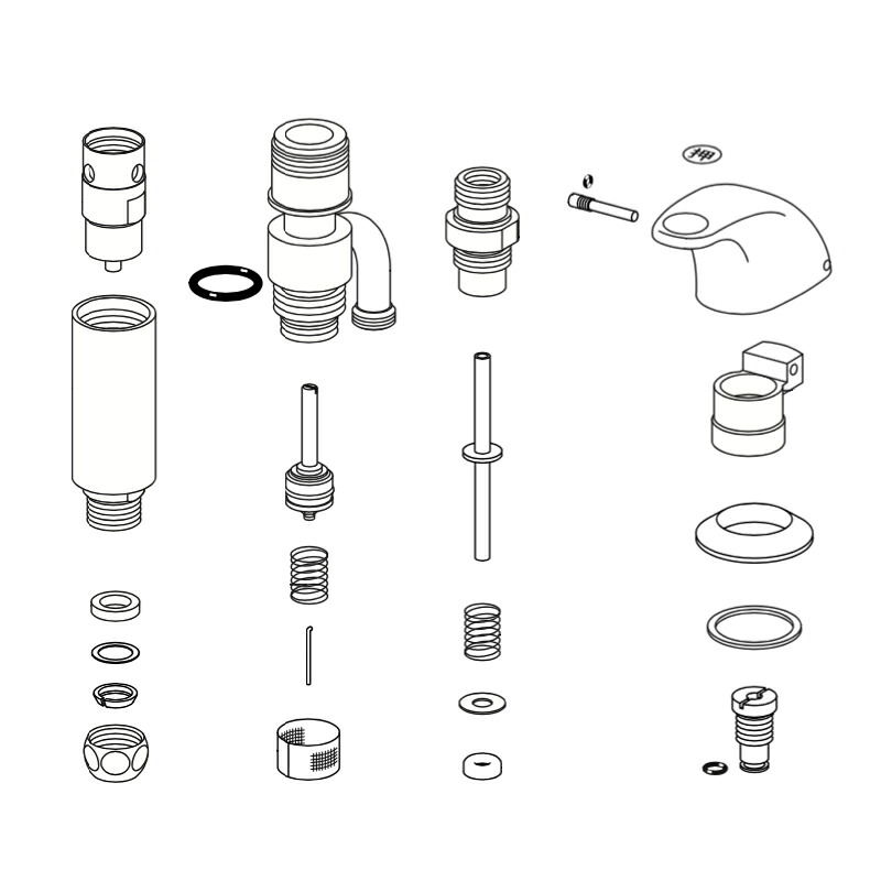 LIXIL（INAX）　自閉バルブ本体ASSY　【品番：A-2181-SET】【14】