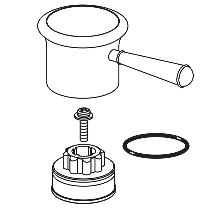 LIXIL（INAX） 生き肝手持ち部分部（水側用） 【品番：A-4565-W（C）】【14】