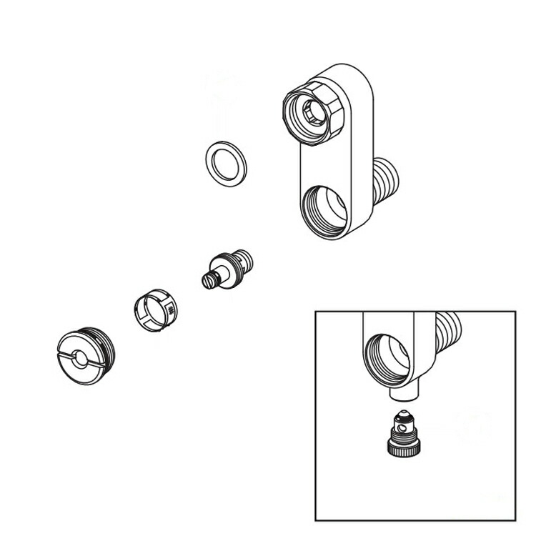 LIXIL（INAX）　水抜式止水栓付脚　【品番：A-5297-2】【14】