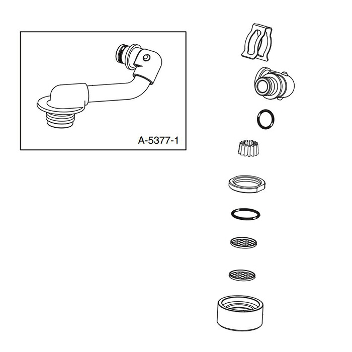 LIXIL（INAX）　吐水口部（L用）　【品番：A-5377-1】【14】 6,480円