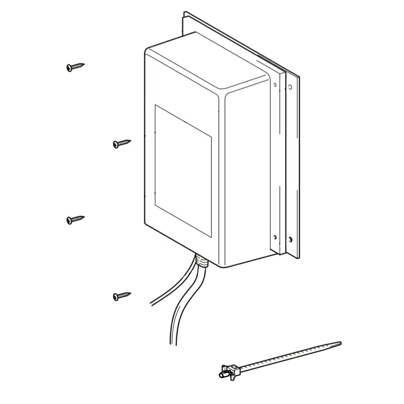 LIXIL（INAX）　電源ボックスASSY（2連,ムース状,直結式）　【品番：A-5495-10】【14】