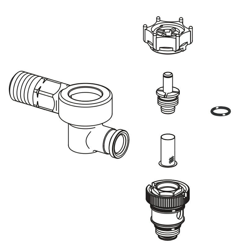 LIXIL（INAX） 開放的型逆止弁付磁場自然調整栓（湯側用） 【品番：A-5664-10】【14】