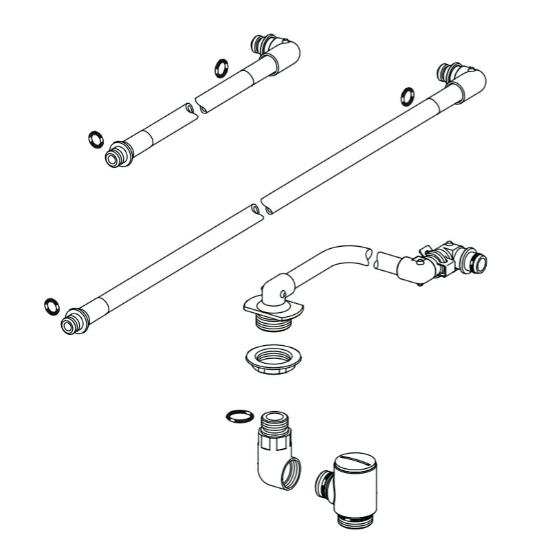 LIXIL（INAX） 配管工事仕掛ける（R） 【品番：A-5945-PU】【14】